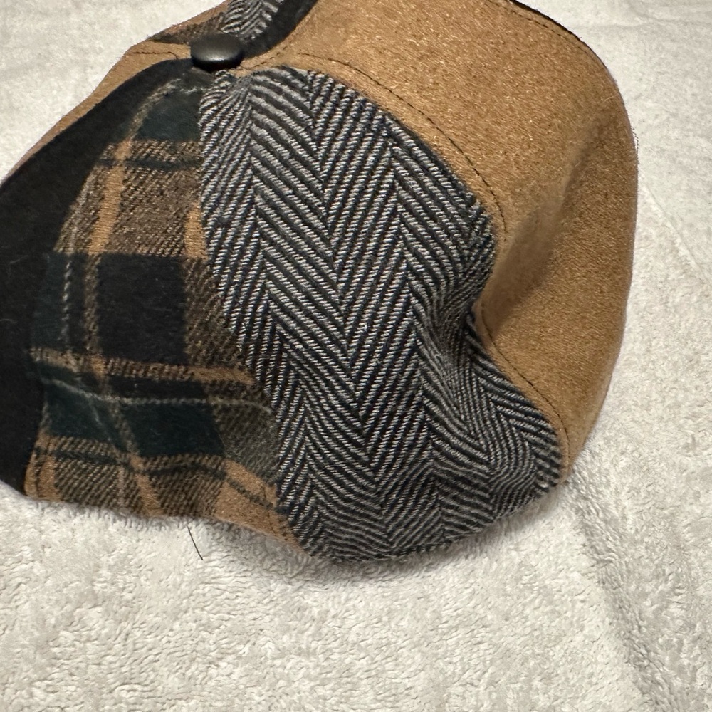 Boston Scally Co. - The Guinness - 8 Panel  Patchwork Scally Cap Sz XXL W/ Pins